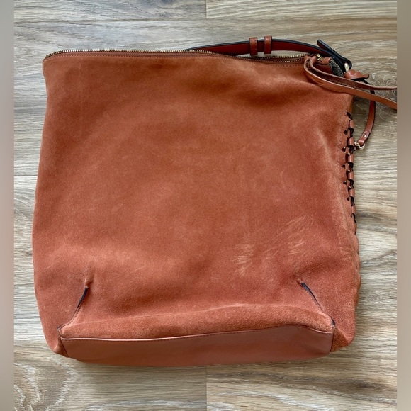Vince Camino Bren Rum Colored Hobo Bag - Picture 3 of 5
